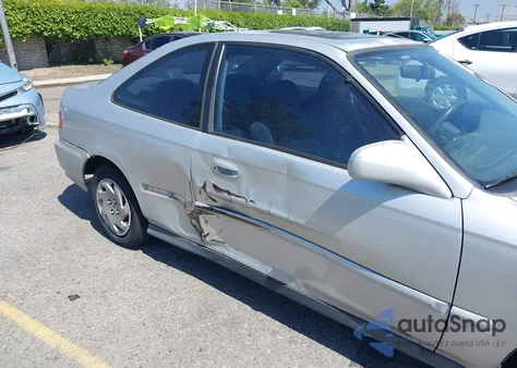 1996 Honda Civic Ex from USA, damaged, VIN 1HGEJ8148TL085290